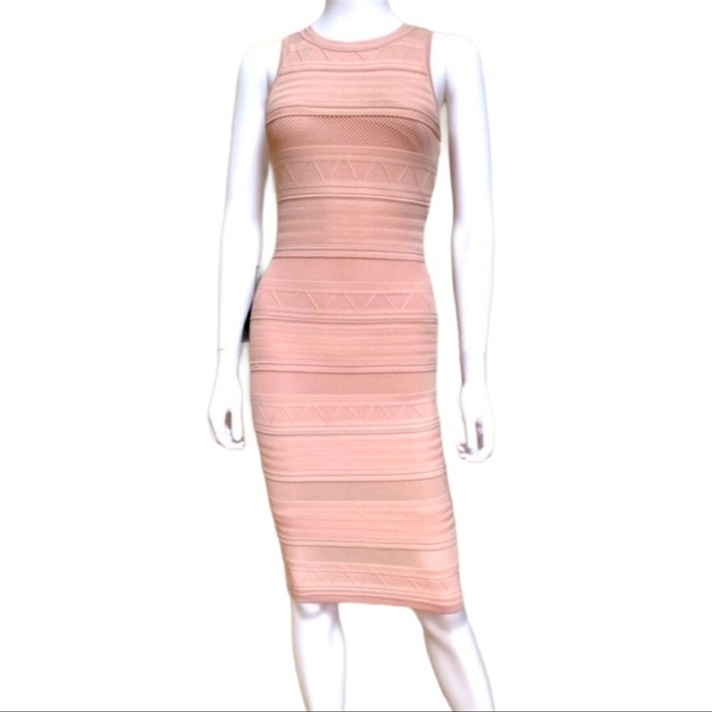 Bebe Blush Diana Bodycon MIDI Dress